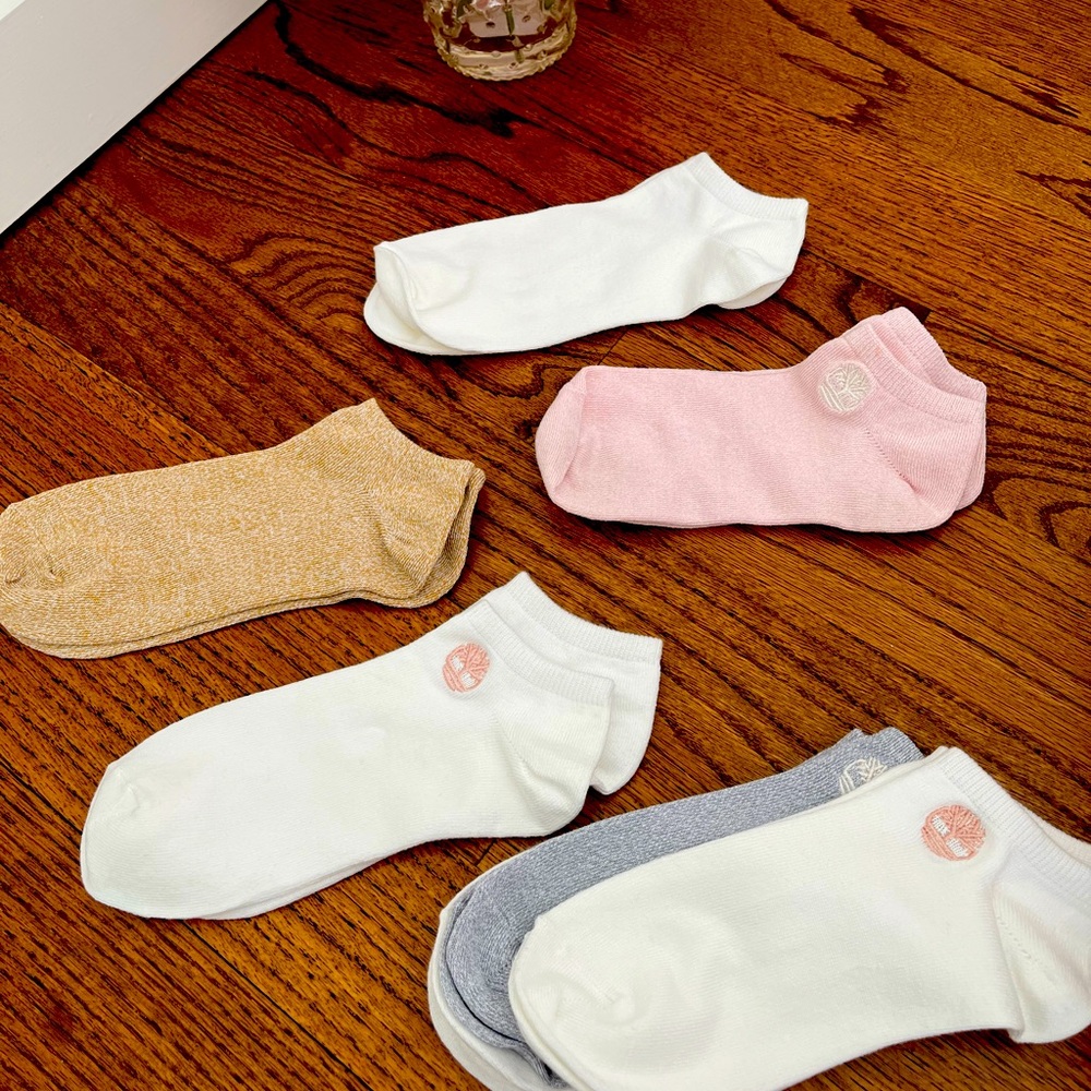 Timberland ankle socks.  Brand new.
